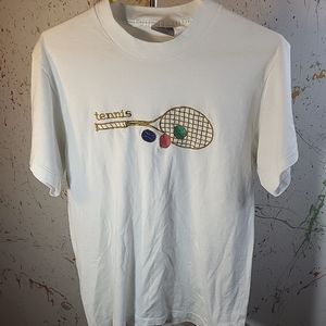 vintage single stitch t shirt Tennis